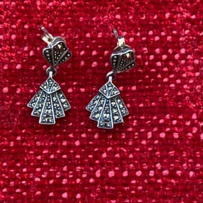 Vintage  Earrings marcasite 