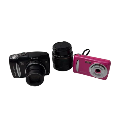 2x Cameras and zoom lense untested