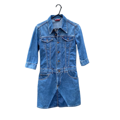 Womens Levi’s One Size Denim Dress Blue 