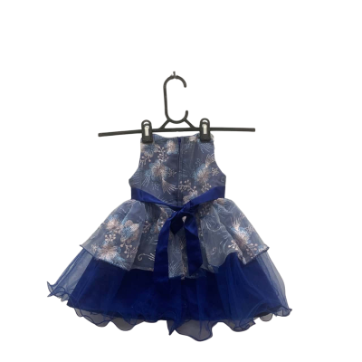  Kids Size 1 Fancy Blue Dress