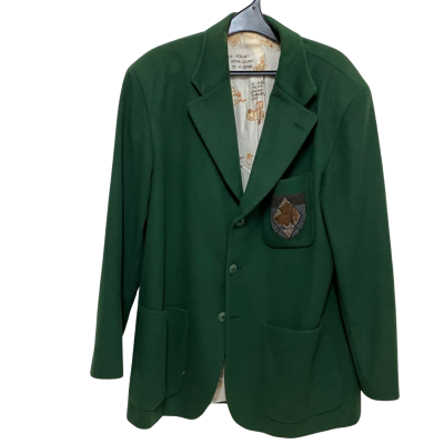  Iceberg Pluto Mens  Size XL Blazer Green  Made In Italy