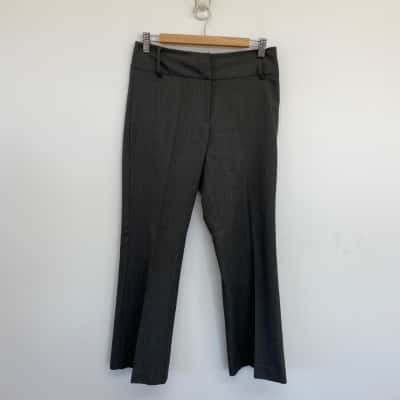 Jacqui-E Grey Office Pants  Size 8 