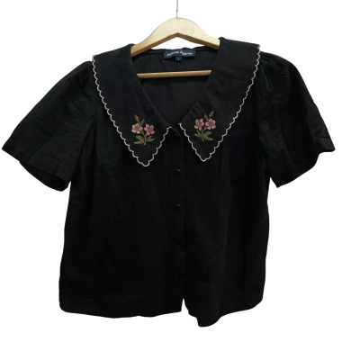 Princess Highway black cotton shirt, Size 6