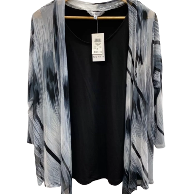 Noni B Womens  Size M Sleeveless Top Black  / Multicoloured 