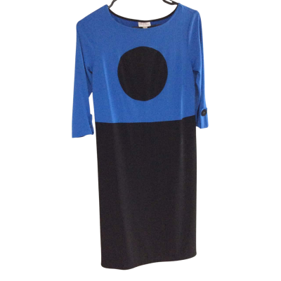 Leona Edmiston Womens  Size XS Bodycon Dress / Midi Dress Black  / Blue 