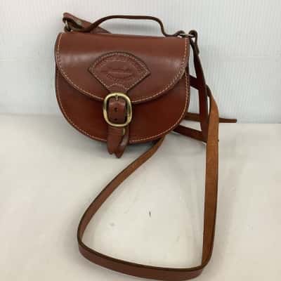  Burton and Hobbs Womens Handbag Tan Leather 