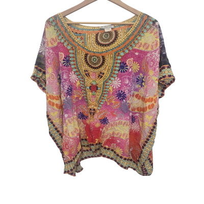  Womens  Size L Blouse Multicoloured 