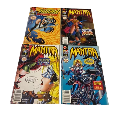 x4 Mantra Universe Comics