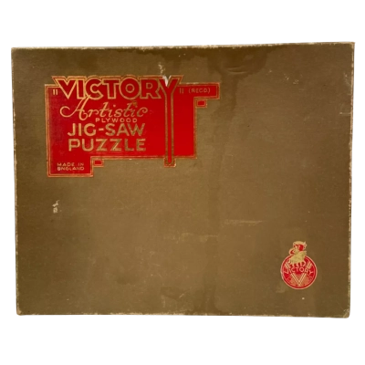 “Victory” Artistic Plywood Jig-saw Puzzle, 800 Pieces, Waikiki, Hawaii (Tropical Coast), Made in England, Has not been completed.