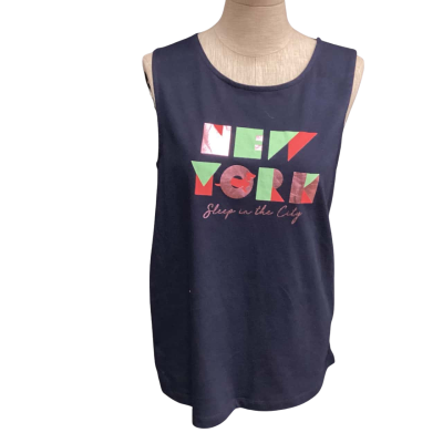 NEW Peter Alexander PJ Top  Size S Navy Blue 