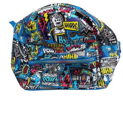 Smiggle Boys Take Off Itsy Bitsy Backpack preschool trips Super Comic cape