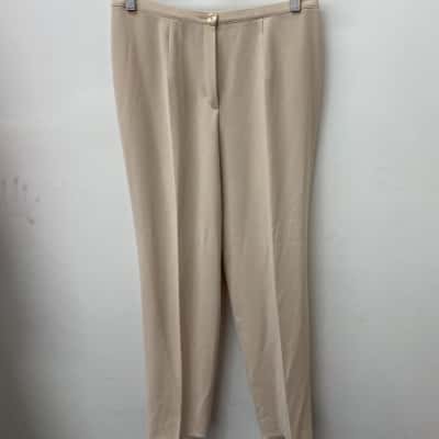 Basler Womens  Size 40 Casual Pants Beige 
