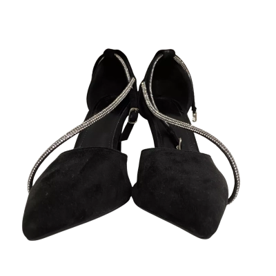  Womens  Size 42 Heels Black  