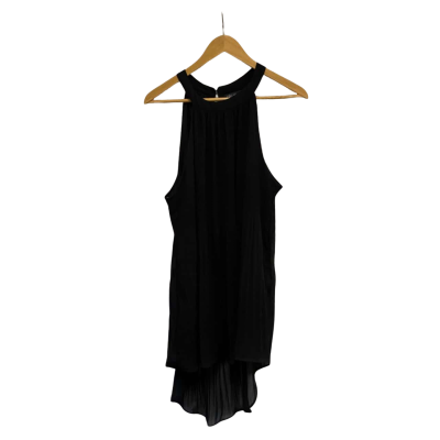 City Chic Womens  Size XS Halter Neck Top Black  