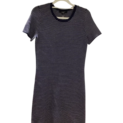 BNWT Piper Womens  Size 6 Bodycon Dress Navy Blue / White RRP $129