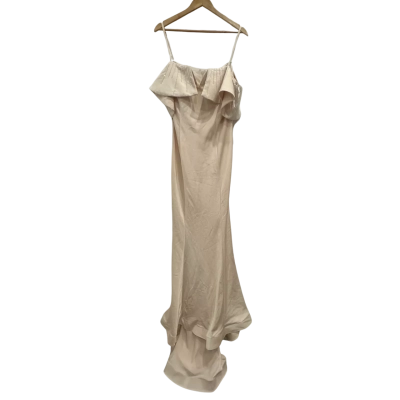 Tania Olsen Designs Womens  Size 14 Bridesmaid Dress / Formal Dress / Maxi Dress / Off The Shoulder Dress Pearl / Pink  