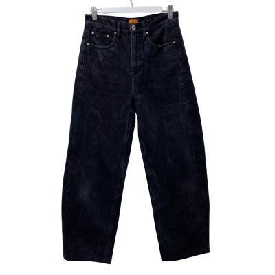 Incu Collection Womens  Size 26 Wide Leg Jeans Black  
