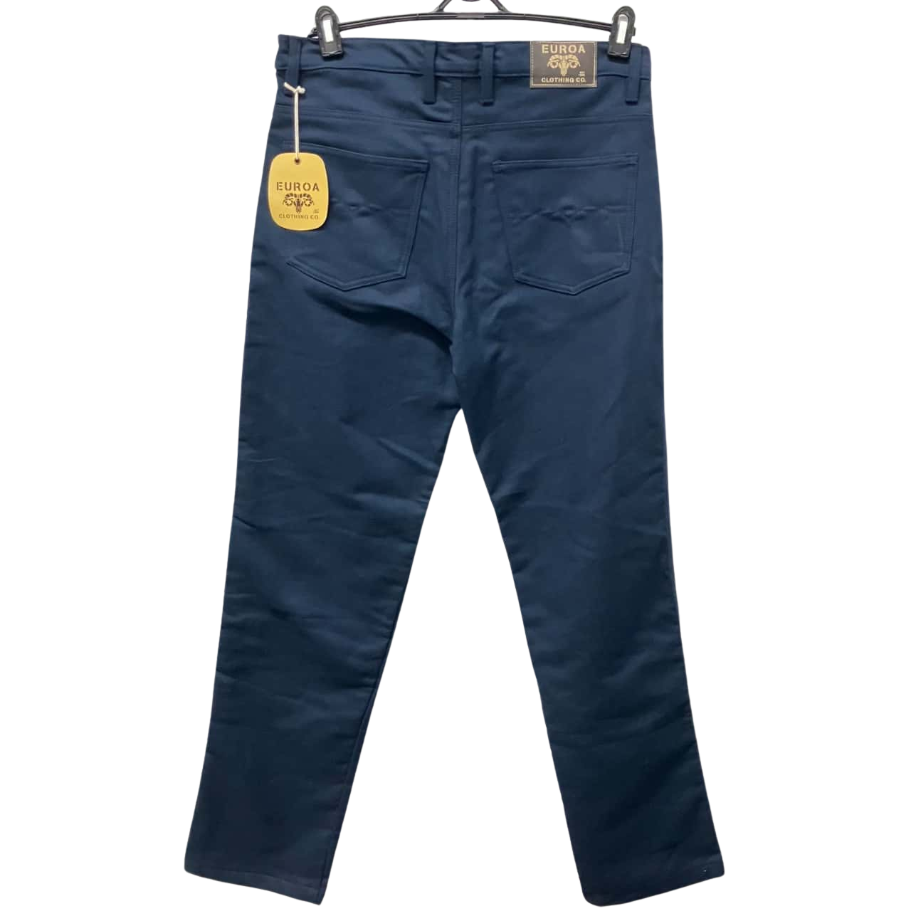 Eurora Clothing Co Moleskins Mens Size 32 Regular Jeans Blue (s)