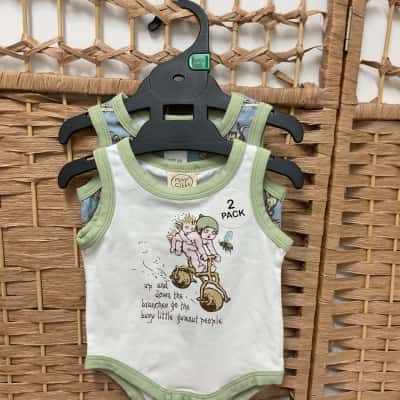 NWT May Gibbs Baby Kids Size 000 3months Jumpsuit Pattern RRP $20