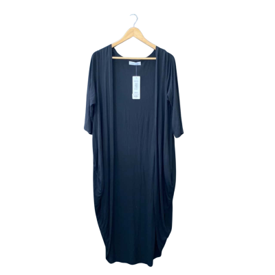 Cotton Village Size S Cardigan Black BNWT