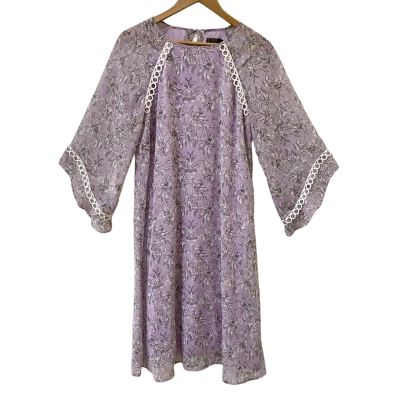 G. D. S. Ella Rodrigues Size XS Purple Floral Dress
