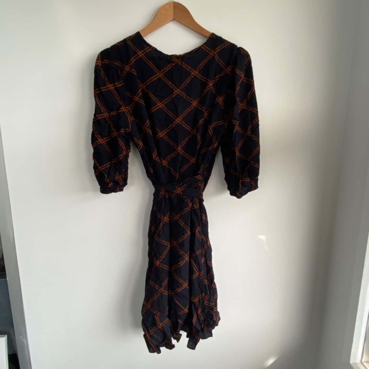 BNWT Teaberry Navy Blue Wrap dress Size 12