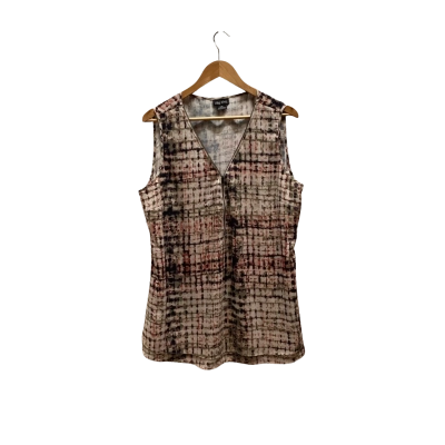 City Chic Womens  Size 16 Green & Brown Top