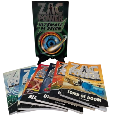 Zac Power books x 8