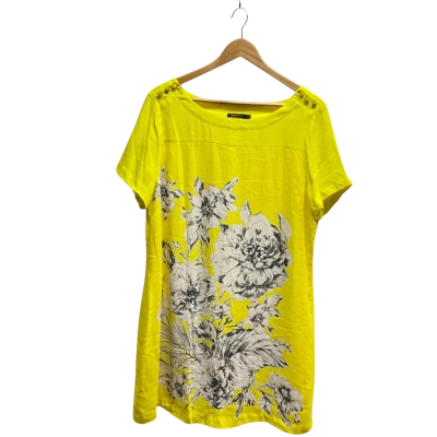 Portmans Women’s Short Sleeve Shirt Yellow BNWT