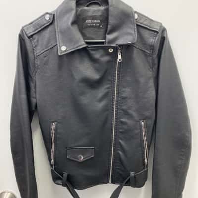 LCW Casual Womens  Size 38 Biker Jacket Black  