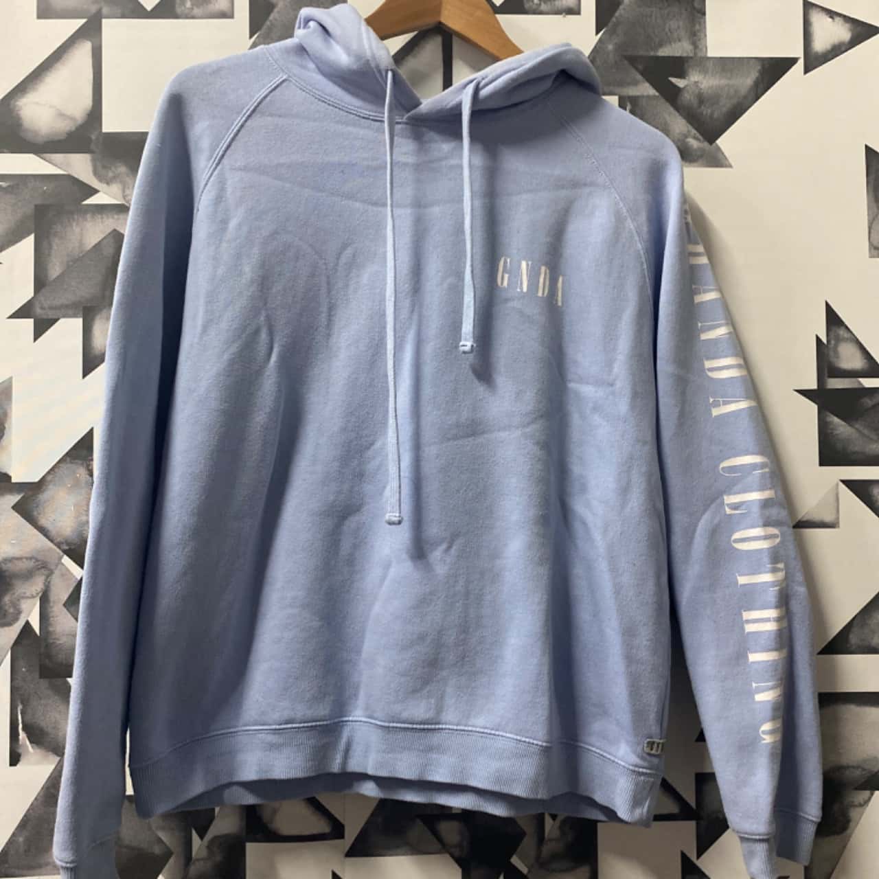 Ghanda Womens Size 10 Hoodie Blue (s)