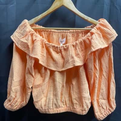 Seed Heritage Womens Size 10 Cantaloupe Top