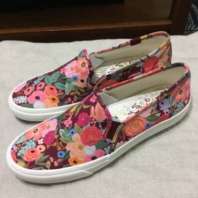 Keds X Rifle Paper Floral Slip on Sneakers