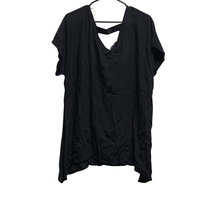 Autograph Womens  Size 20 3/4 Sleeve Shirt Black  