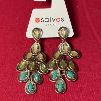  Women's Vintage costume Chandelier Earrings 