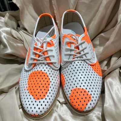 Rollie Womens  Size 9 Sneakers Orange / White 
