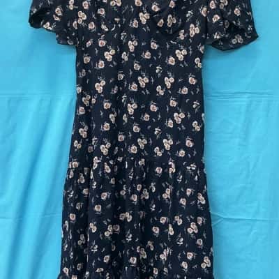 Brand New with Tags - Mint Vanilla - Womens Size 10 Casual Dress Blue / Floral 