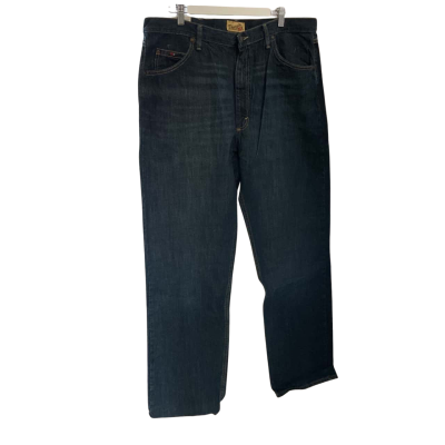 Wrangler Mens  Size 34 Relaxed Fit Jeans Blue 