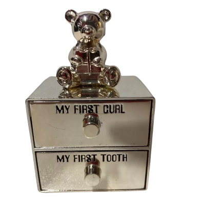  Baby first curl and tooth keepsake box