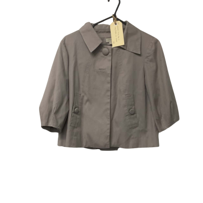 Womens Ojay Size 8 Grey Button Up Jacket 