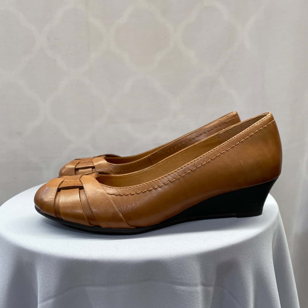 *MAY SALE* Eton Easy Steps Womens Size 6.5 Brown Wedge Shoes, BNWT(s)