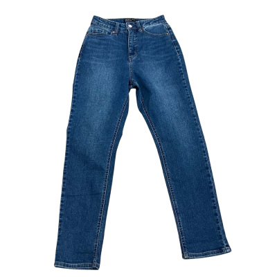Jeanswest High Waisted Tapered Denim Blue Jeans Size 8 