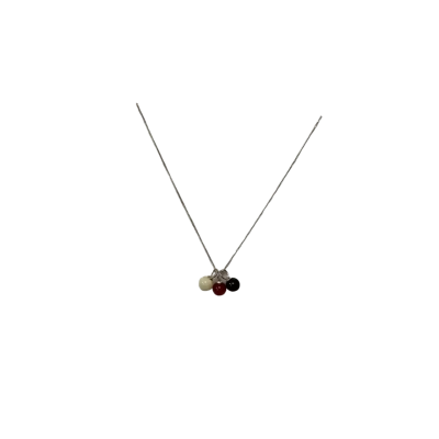 Necklace  23cm  & Beads Pendant 925 Silver 