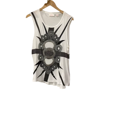 Sass & Bide Womens  Size 10 Singlet Top White 