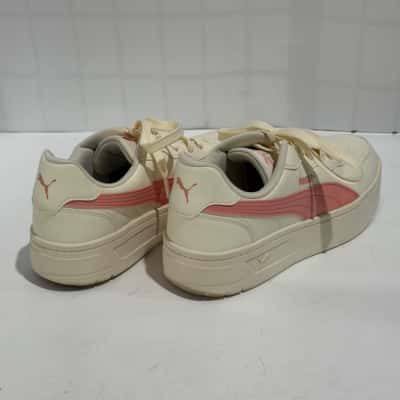 Women’s Puma Court Lally Skye Frosted Ivory/ Pink Fruit Shoes - Size US 9