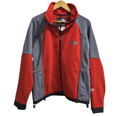 The North Face Men's  Size S Grey / Red Windstopper Fleece with Gore-Tex