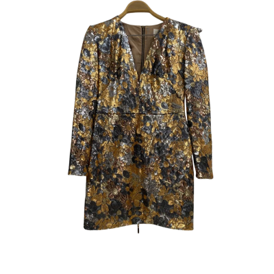 Bronx & Banco Women's Dress Size 10 Brown / Cream 