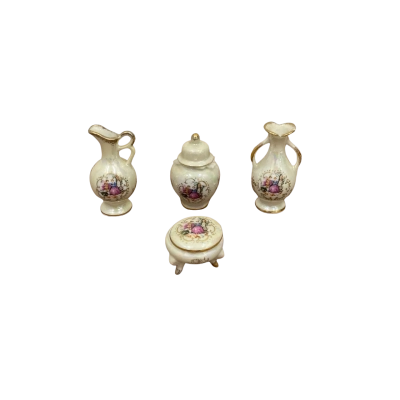 Vintage Japanese Porcelain Minatures X 4 