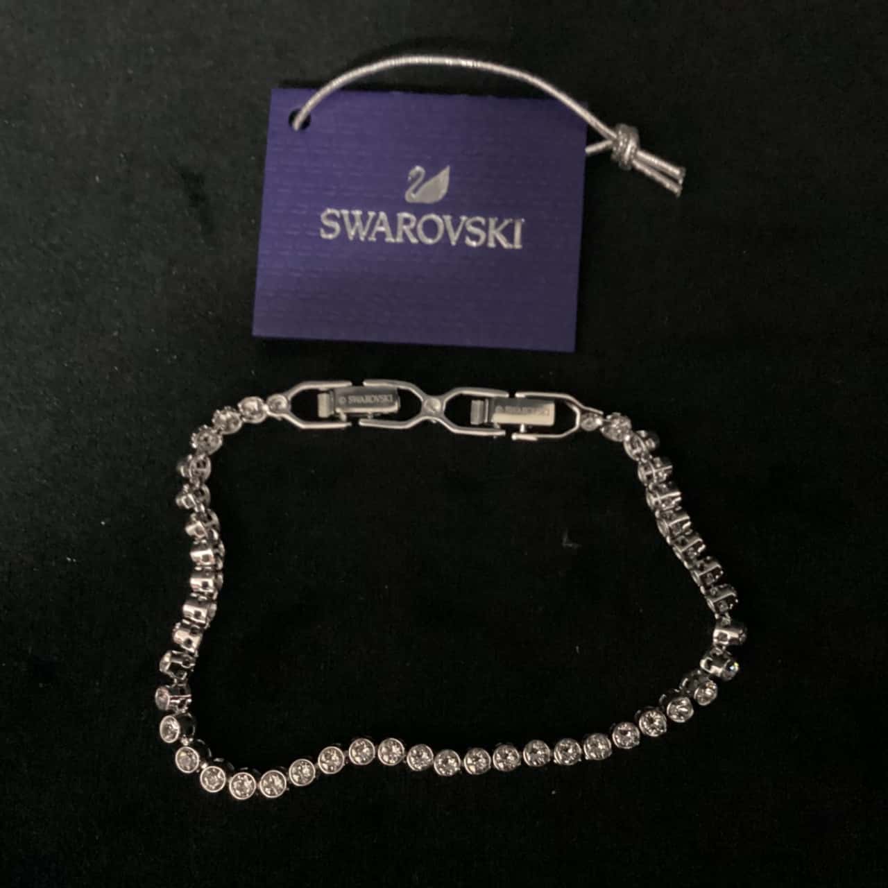 NEW Swarovski Matrix Tennis bracelet Round cut, White, Rhodium plated(s)