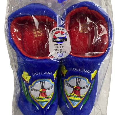  Mens  Size 8 / 9 Blue / Green / Red slippers 